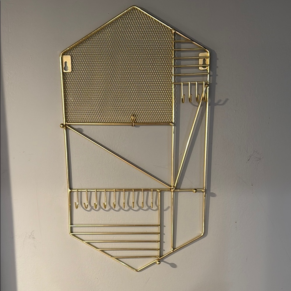 Gold Jewelry Organizer